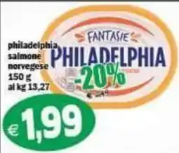 Il Castoro Supermercati philadelphia salmone norvegese offerta