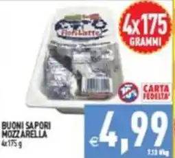 Supermercati Agorà Buoni Sapori Mozzarella offerta