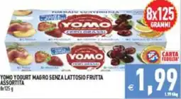Supermercati Agorà YOMO YOGURT MAGRO SENZA LATTOSIO FRUTTA offerta