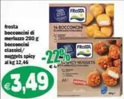 Il Castoro Supermercati frosta bocconcini di merluzzo offerta