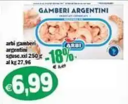 Il Castoro Supermercati Gamberi Argentini ARBI offerta