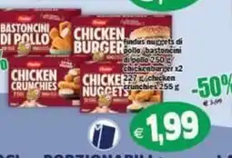 Il Castoro Supermercati Chicken burger offerta