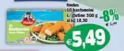 Il Castoro Supermercati findus 10 bastoncini s/glutine offerta