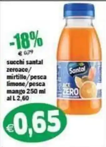Il Castoro Supermercati Succhi santal offerta