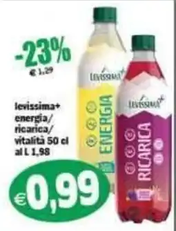 Il Castoro Supermercati levissima+ energia/ricarica/vitalità offerta