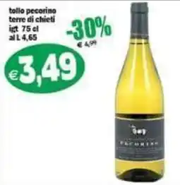 Il Castoro Supermercati tollo pecorino offerta