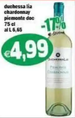 Il Castoro Supermercati duchessa lia chardonnay offerta