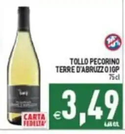 Supermercati Agorà Tollo Pecorino Terre d'Abruzzo IGP offerta