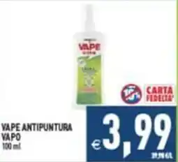 Supermercati Agorà VAPE ANTIPUNTURA VAPO offerta