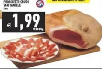 Supermercati Agorà Prosciutto Crudo San Daniele offerta