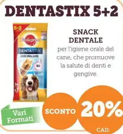 ZooPlanet Pedigree Dentastix offerta