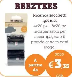 ZooPlanet Beeztees Ricarica sacchetti igienici offerta