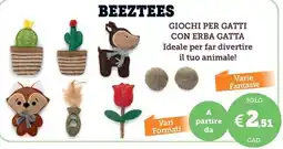 ZooPlanet BEEZTEES GIOCHI PER GATTI CON ERBA GATTA offerta