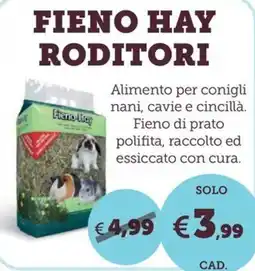 ZooPlanet Fieno Hay Roditori offerta