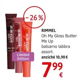dm drogerie markt RIMMEL Oh My Gloss Butter Me Up offerta