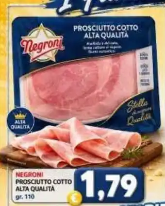 MercADone Negroni Prosciutto Cotto Alta Qualità offerta