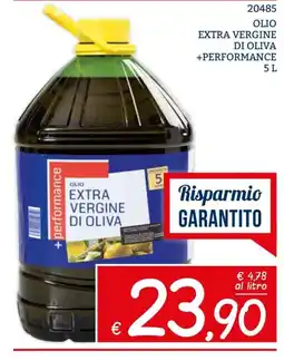 Zona OLIO EXTRA VERGINE DI OLIVA +performance offerta