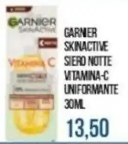 Beauty Si GARNIER SKINACTIVE SIERO NOTTE VITAMINA-C UNIFORMANTE offerta