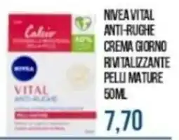 Beauty Si NIVEA VITAL ANTI-RUGHE CREMA GIORNO RIVITALIZZANTE PELLI MATURE offerta