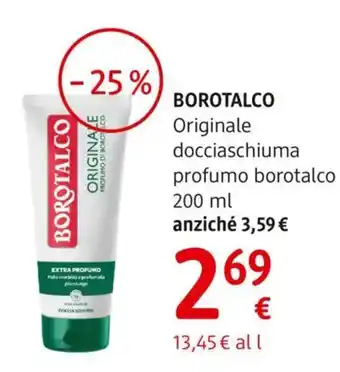 dm drogerie markt BOROTALCO Originale docciaschiuma profumo borotalco offerta
