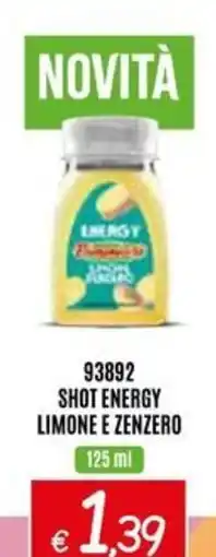 Zona Shot Energy Limone e Zenzero offerta