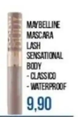 Beauty Si MAYBELLINE MASCARA LASH SENSATIONAL BODY CLASSICO WATERPROOF offerta