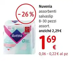 dm drogerie markt Nuvenia assorbenti salvaslip offerta