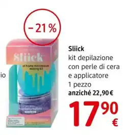 dm drogerie markt Slick kit depilazione con perle di cera e applicatore offerta