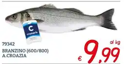 Zona BRANZINO (600/800) A.CROAZIA offerta