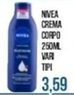 Beauty Si NIVEA CREMA CORPO offerta