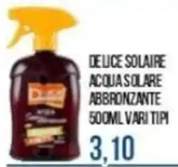 Beauty Si Delice Solaire Acqua Solare Abbronzante offerta