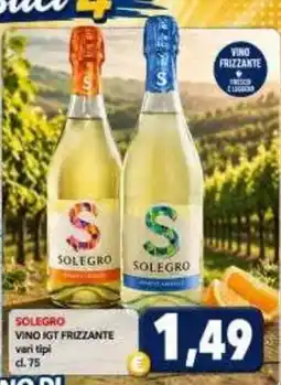 MercADone SOLEGRO VINO IGT FRIZZANTE offerta