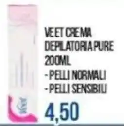 Beauty Si VEET CREMA DEPILATORIA PURE offerta