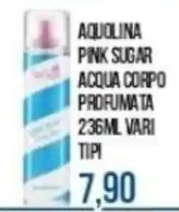 Beauty Si AQUOLINA PINK SUGAR ACQUA CORPO PROFUMATA offerta