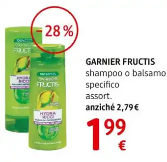 dm drogerie markt GARNIER FRUCTIS shampoo o balsamo specifico offerta