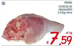 Zona Coscia di maialino offerta