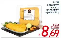 Zona COTOLETTA DI POLLO ROVAGNATI offerta