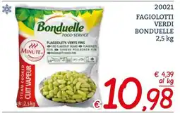 Zona FAGIOLOTTI VERDI BONDUELLE offerta