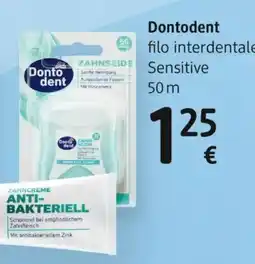 dm drogerie markt Dontodent filo interdentale Sensitive offerta