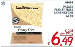 Zona Stealth Frenzy Fries LambWeston offerta