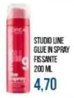 Beauty Si STUDIO LINE GLUE IN SPRAY FISSANTE offerta