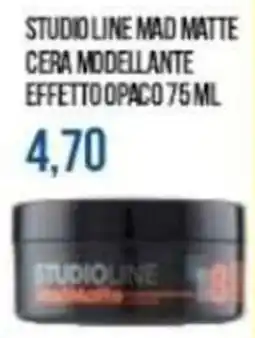 Beauty Si STUDIO LINE MAD MATTE CERA MODELLANTE offerta