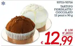Zona TARTUFO FIORDILATTE/ CIOCCOLATO offerta