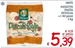 Zona Pizzette pasta sfoglia Righi offerta