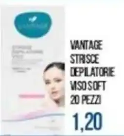 Beauty Si Vantage Strisce Depilatorie Viso Soft offerta
