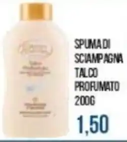 Beauty Si Spuma di Sciampagna Talco Profumato offerta