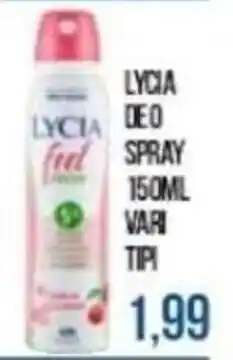 Beauty Si LYCIA feel SPRAY offerta
