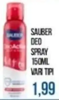 Beauty Si SAUBER DEO SPRAY offerta