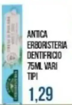 Beauty Si ANTICA ERBORISTERIA DENTIFRICIO offerta