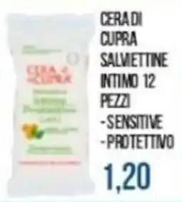 Beauty Si Cera di Cupra Salviettine Intimo offerta